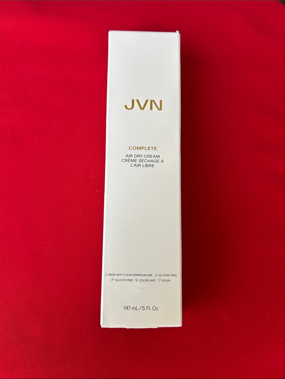 JVN Complete Air Dry Cream - White on Red